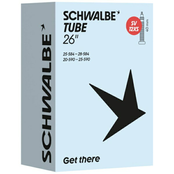 Rakuten - シュワルベ｜SCHWALBE 自転車チューブ [ブチル] TUBE SV12XS 仏式40mm(26” 650x25B/28B 26x3/4 26x1.00) SW-10463083
