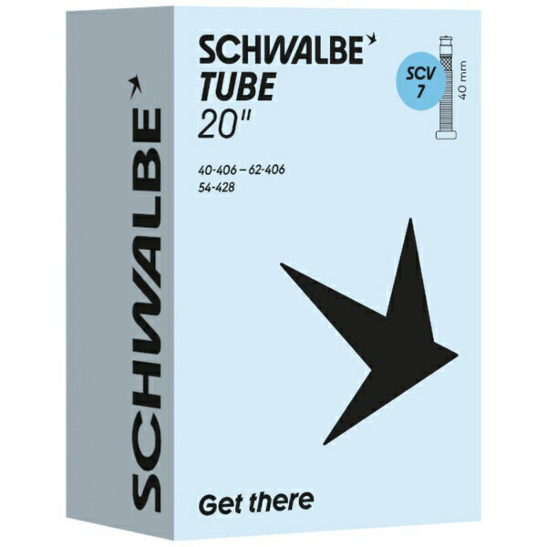 シュワルベ｜SCHWALBE 自転車チューブ クリックバルブチューブ CLIK VALVE TUBE SCV7 SCV40mm(20” 20x1.50/2.40)) SW-10465034