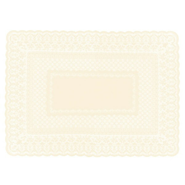 加栄レース｜KAEI LACE テーブルクロス 140×180cm 撥水加工 長方形 レース ベージュ