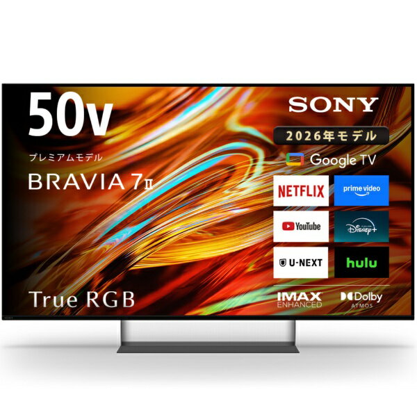 【MiniLED】【2026年06月13日発売】 SONY｜ソニー 液晶テレビ True RGB BRAVIA(ブラビア) K-50XR70M2 ［50V...
