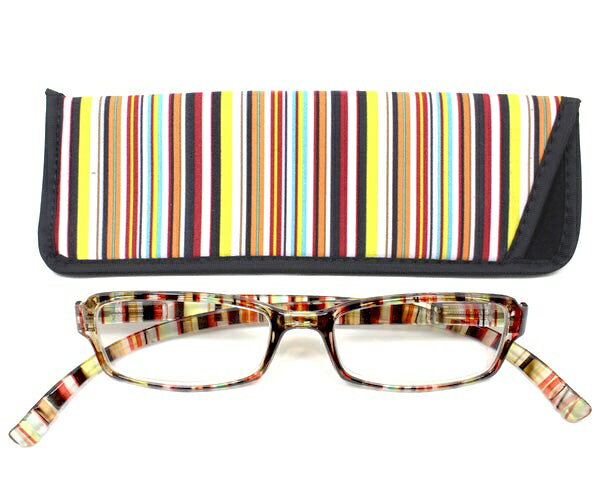 ベイライン neck readers リーディンググラス 老眼鏡 ネックリーダーズ スタンダード ストライプ PC221…