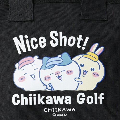 ちいかわGOLF｜Chiikawa Golf ちいかわゴルフ カートバッグ ナイスショット ブラッ...