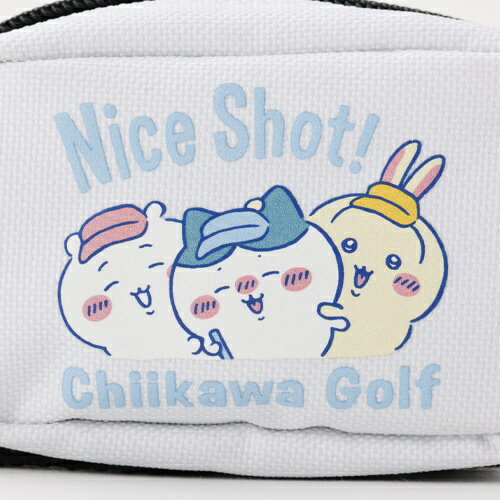 ちいかわGOLF｜Chiikawa Golf ちいかわゴルフ ボールポーチ ナイスショット ホワイ...