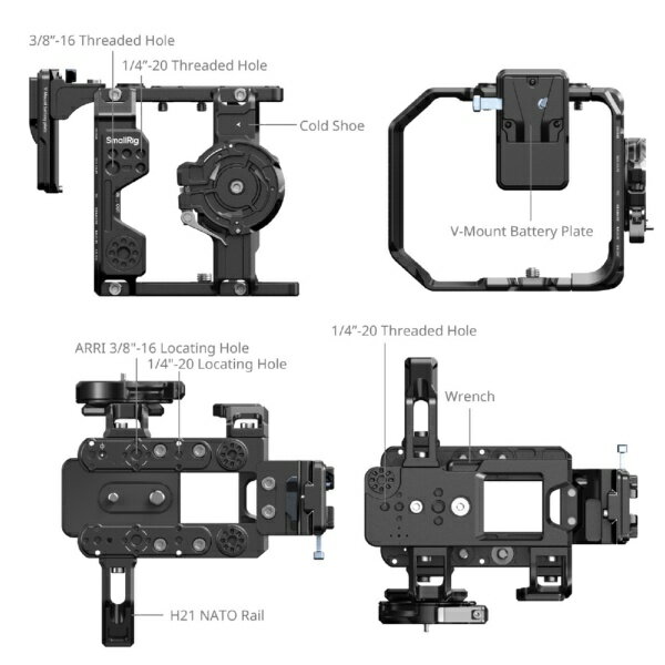 SmallRig｜スモールリグ 5801 Sony FX6用ケージキット SmallRig SR5801