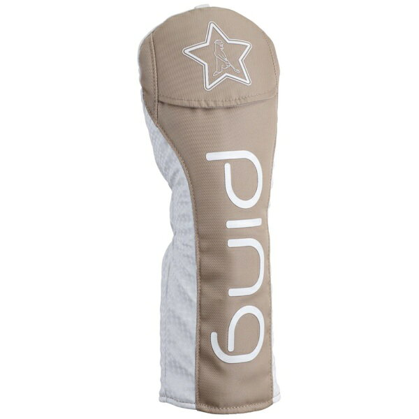 ピン｜PING HC-L2511 カジュアルヘッドカバー フェアウェイウッド CASUAL HEADCOVER FW ウォームベージュ 38627-08