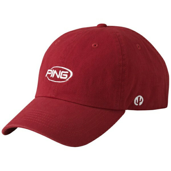 PING - ピン｜PING 男女兼用 HW-N2605 カラーコードカジュアルキャップ COLOR CODE CASUAL CAP レッド 39343-07 [ユニセックス]【返品交換不可】