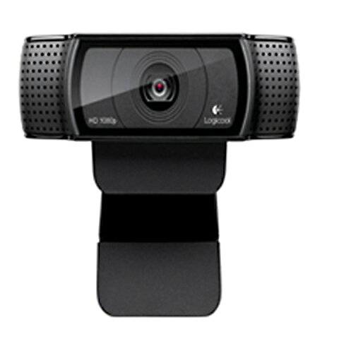 【送料無料】 ロジクール WEBカメラ［USB・300万画素］ Logicool HD Pro Webcam C920r（ブラック）　C920r[C920R]