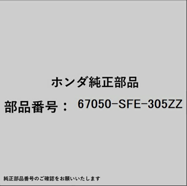 HONDA｜ホンダ ホンダ・honda純正部品 67050-SFE-305ZZ パネルCOMP Lフロントドア 67050-SFE-305ZZ