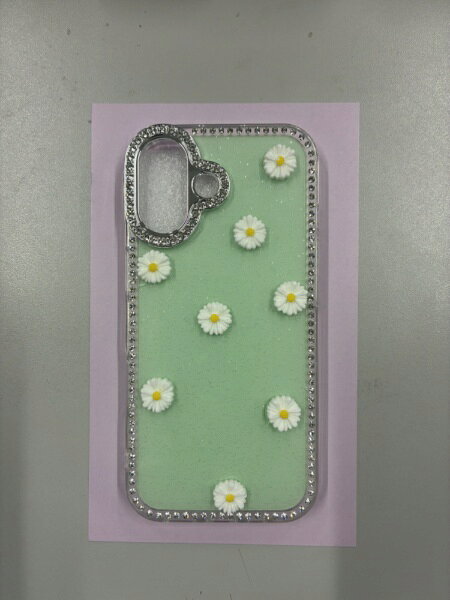 STYLE Promotion｜スタイルプロモーション iPhone 17 デイジークリスタル キラキラケース SUMACO ブルー AP-FLWBL17