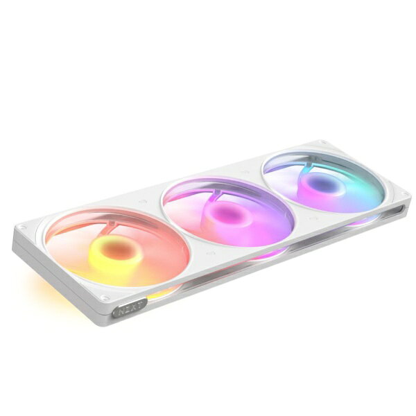 NZXT｜エヌゼットエックスティー ケースファンx3 [140mm /2000RPM] F420 RGB(シングルフレーム) ホワイト RF-R242U-WF