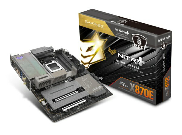 SAPPHIRE｜サファイヤ マザーボード(Socket AM5) NITRO+ X870EA PhantomLink ブラック N-X870EAP/52122-01-40G 