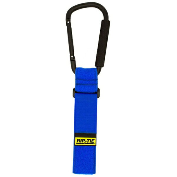 RIP-TIE｜リップタイ ケーブルキャリアー ウェビング付き（特大カラビナ） 50.8mmX508mm 50本入 青 RIP-TIE
