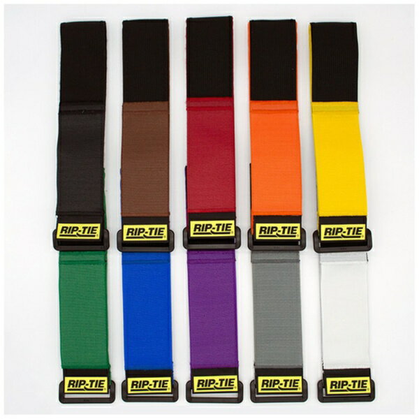 RIP-TIE｜リップタイ シンチストラップ ウェビング付き 50.8mmX1219.2mm 10本入 虹 RIP-TIE