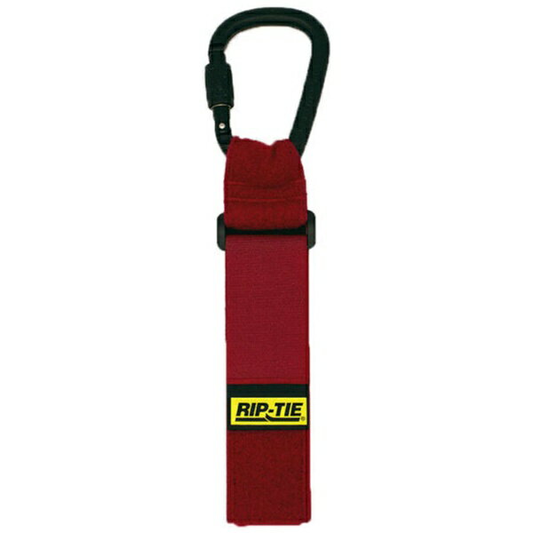 RIP-TIE｜リップタイ ケーブルキャリアー ウェビング付き（安全環付カラビナ） 50.8mmX508mm 5本入 赤 RIP-TIE
