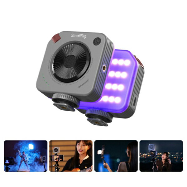 SmallRig｜スモールリグ 5821 P96 / P108 ネオミニ LED ビデオライト： RGBWW 2700K-6500K、93g 超軽量、75分動作時間 SmallRig SR5821