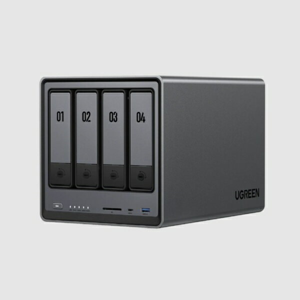 UGREEN｜ユーグリーン NASync [ストレージ無 /4ベイ] M.2 SSDスロットx2 DXP4800 55215B