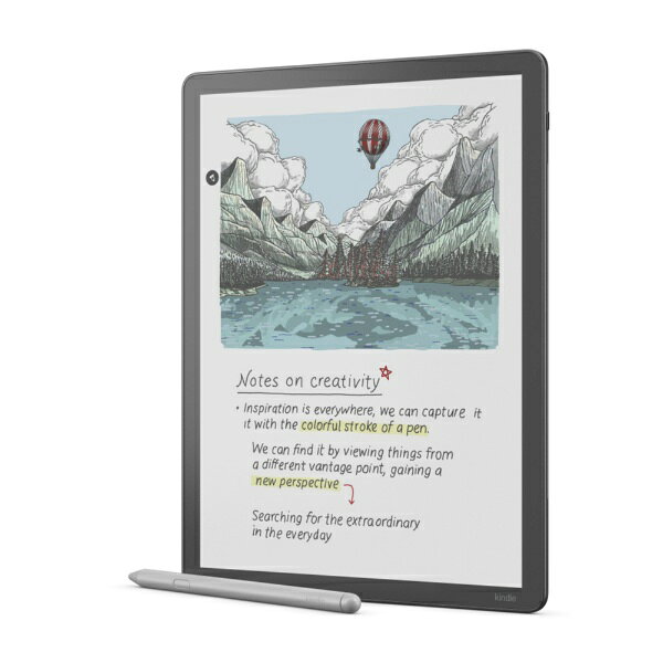 楽天ビック(ビックカメラ×楽天)のAmazon｜アマゾン Kindle Scribe Colorsoft 第3世代 [11インチ /32GB] グラファイト B0FC217W9L｜アングル2