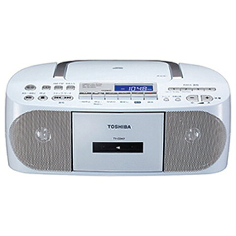 東芝　TOSHIBA ラジカセ TY-CDH7 ホワイト [ワイドFM対応 /CDラジカセ][ラジカセ cd プレーヤー TYCDH7]