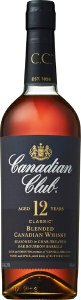 ウイスキー カナディアンクラブ クラシック 12年 700ml【ウイスキー】 【代金引換配送不可】