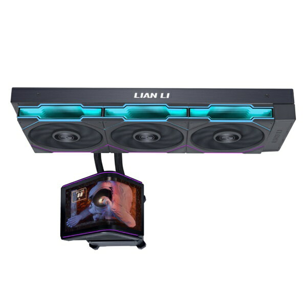 LIANLI｜リアンリ 水冷CPUクーラー 120mmファンx3 [LGA1700/1851・AM4/AM5] HydroShift II OLED Curved 360 TL ブラック GHS2OLDC36TB