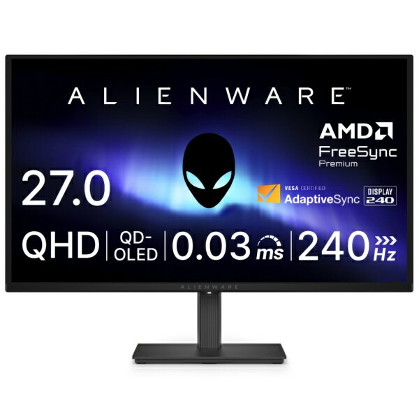楽天市場】Dell Alienware 280Hz QD-OLEDゲーミング モニター AW2725D