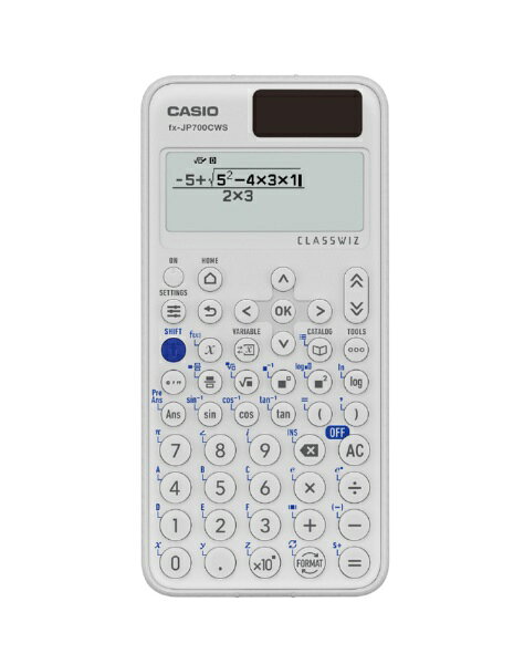 CASIO｜カシオ 関数電卓 CLASSWIZ fx-JP700CWS-N CLASSWIZ ホワイト fx-JP700CWS-N [10桁]