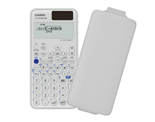 楽天ビック(ビックカメラ×楽天)のCASIO｜カシオ 関数電卓 CLASSWIZ fx-JP700CWS-N CLASSWIZ ホワイト fx-JP700CWS-N [10桁]｜アングル2
