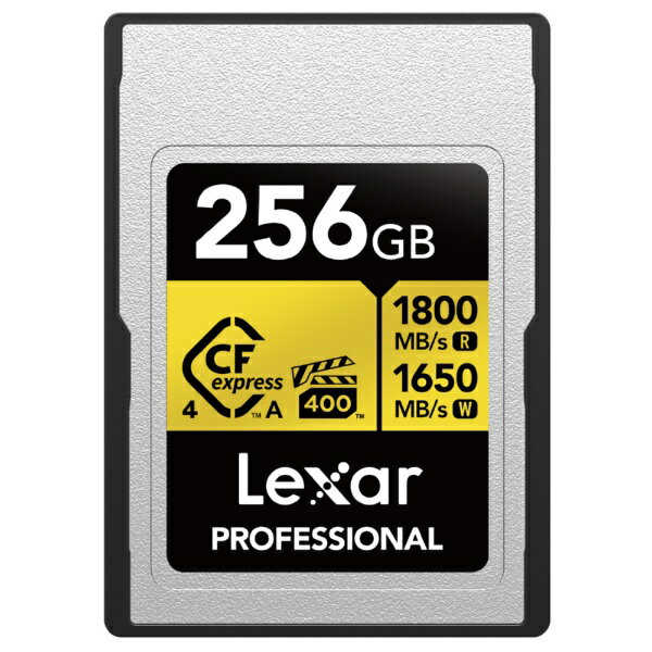  Lexar Lexar Professional GOLD CFexpress 4.0 Type A カード LCAEXG4256G-RNENJ  Lexar LCAEXG4256G-RNENJ 