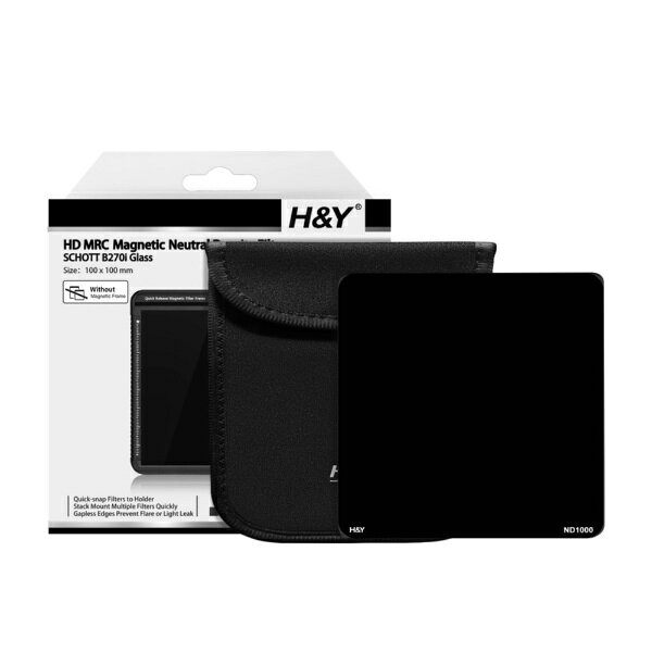 H&Y｜エイチアンドワイ Kシリーズ ND 1000 100mm幅 角型 フレームなし SN10-W