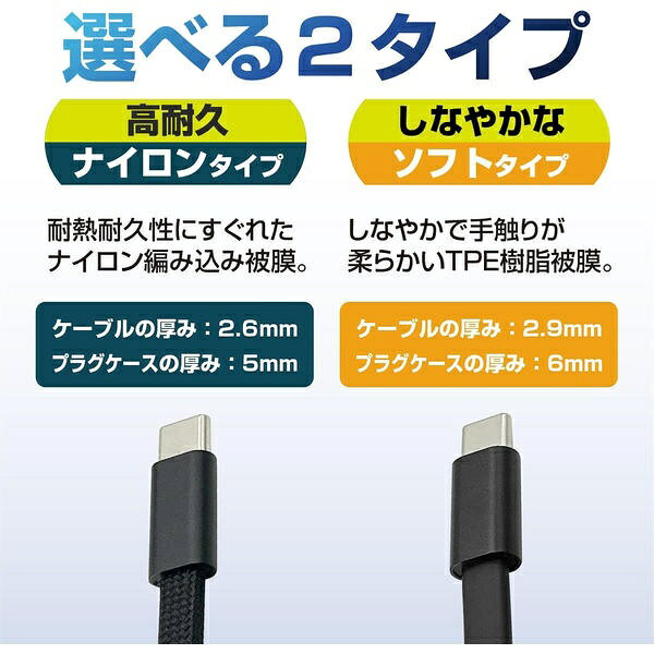 セイワ｜SEIWA CORPORATION D659 マグネットフラットナイロンケーブルC-C