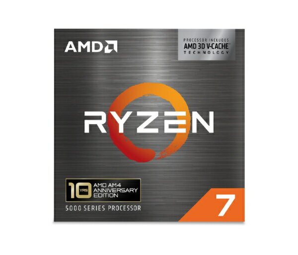 AMD｜エーエムディー AMD Ryzen 7 5800X3D 10th Edition W/O Cooler (8C/16T3.4GHz105W) 100-100000651POF [AMD Ryzen 7 /Socket AM4]