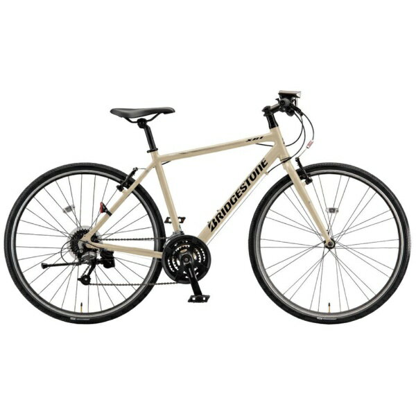 ブリヂストン｜BRIDGESTONE 700×32C型 クロスバイク XB1 エックスビーワン(390mm) T.Xレトログレージュ XBC397 [24段変速（3×8）]【キャンセル・返品不可】