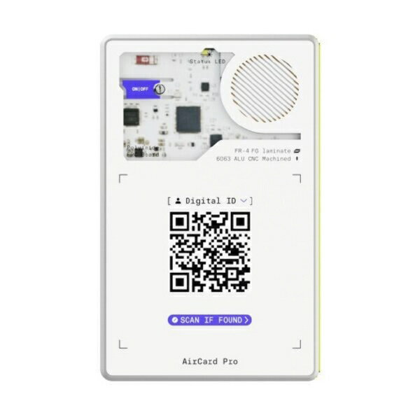 ROLLINGSQUARE AirCard Pro BluetoothトラッカーAndroid対応 ROLLING SQUARE ホワイト ACP02R