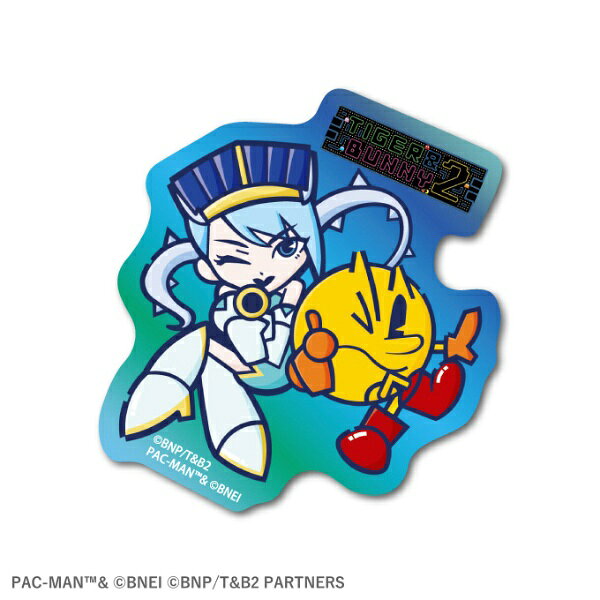 ゼネラルステッカー｜GENERAL STICKER TIGER ＆ BUNNY 2 and PAC−MAN コラボステッカー ブルーローズ×パックマン TGB-011