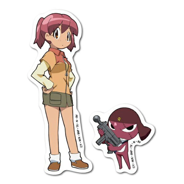 ゼネラルステッカー｜GENERAL STICKER ケロロ軍曹 ステッカー2枚セット ギロロ伍長＆日向夏美 KRR-020