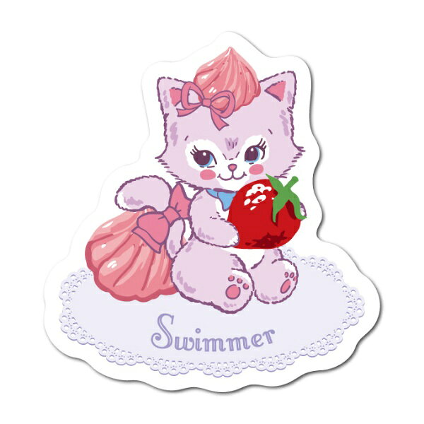 ゼネラルステッカー｜GENERAL STICKER SWIMMER ダイカットミニステッカー キャミー スイーツ SWM-080