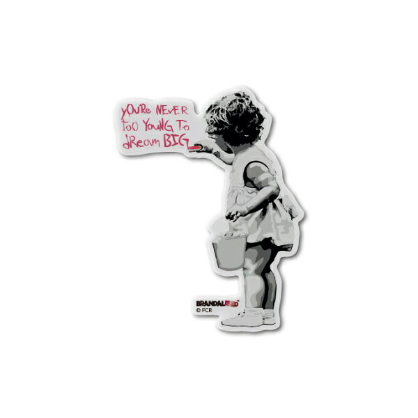 ゼネラルステッカー｜GENERAL STICKER 透明素材ステッカー THE WORLDS MOST FAMOUS GRAFFITI 073 BNK-073S