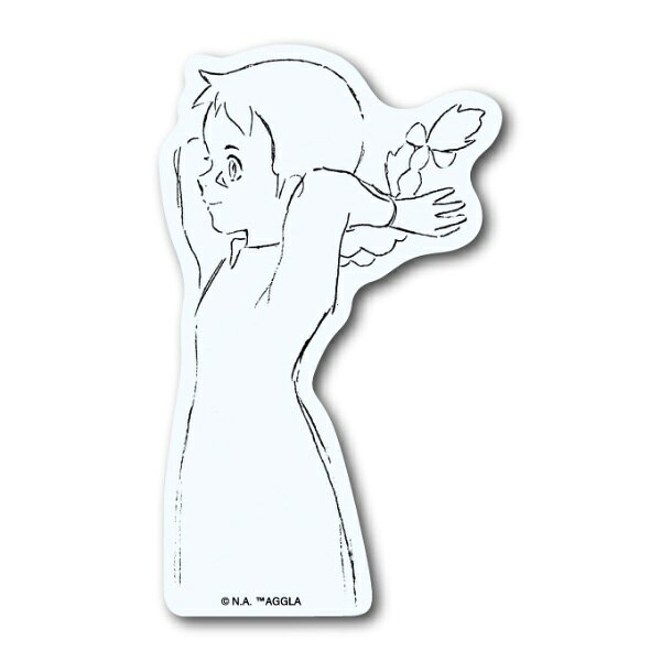 世界名作劇場の人気キャラがクリアステッカーに