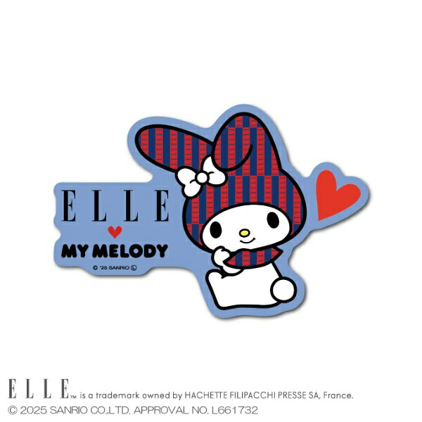 ゼネラルステッカー｜GENERAL STICKER ダイカットステッカー マイメロディ×ELLE×クロミ マイメロディ SAN-180