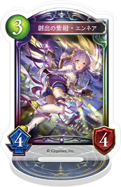 【2026年9月】 ムービック｜movic Shadowverse アクリルカードスタンド 創出の紫紺・エンネア【発売日以降のお届け】