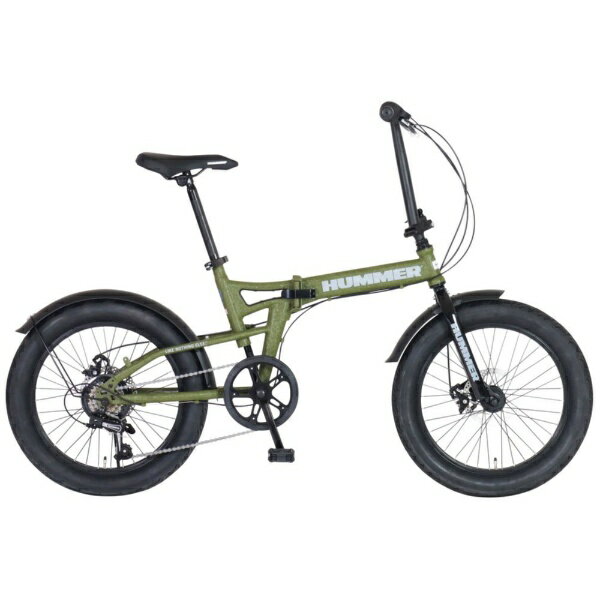楽天市場】ハマー（カラーグリーン）（折りたたみ自転車｜自転車
