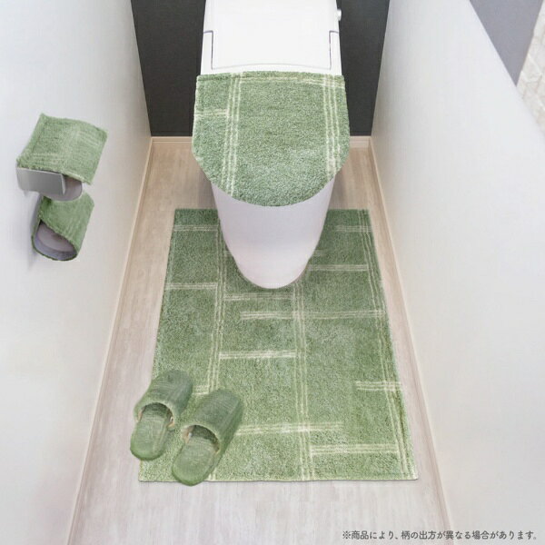 オカトー｜OKATO Kieto　耳長トイレマット　105×70 グリーン