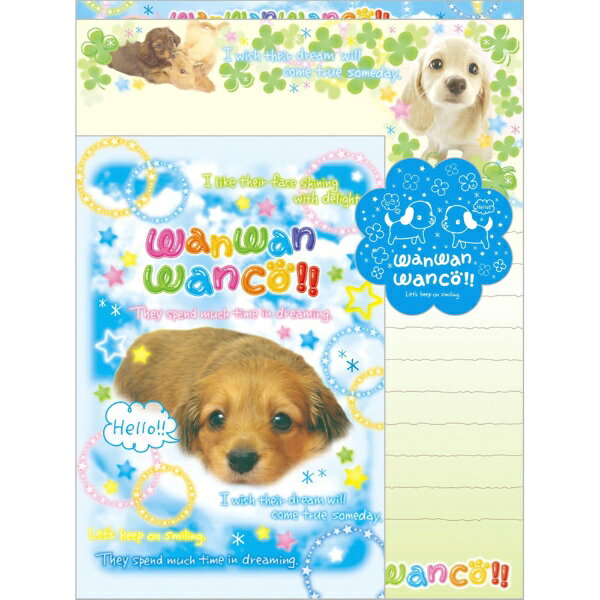 わんわんわんこのレターセットです。○対象年齢： 6歳以上（C）2026 SAN-X CO.， LTD. ALL RIGHTS RESERVED.