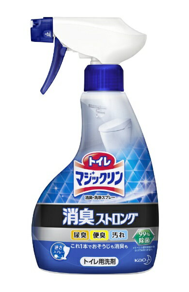 花王｜Kao トイレマジックリン 消臭 洗浄スプレー 消臭ストロング ハーブの香り 本体 400ml 〔トイレ 排泄介助 〕【rb_pcp】