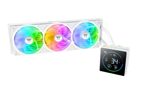 THERMALTAKE｜サーマルテイク TH360-S V3 ARGB Sync Snow Edition/All-In-One Liquid Cooler System CL-W472-PL12SW-A