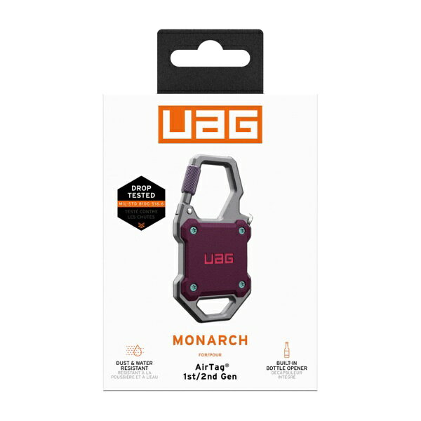 楽天ビック(ビックカメラ×楽天)のUAG｜URBAN ARMOR GEAR UAG-AITM-DP　AirTag用 MONARCHケース ディープパープル ディープパープル UAG-AITM-DP｜アングル3