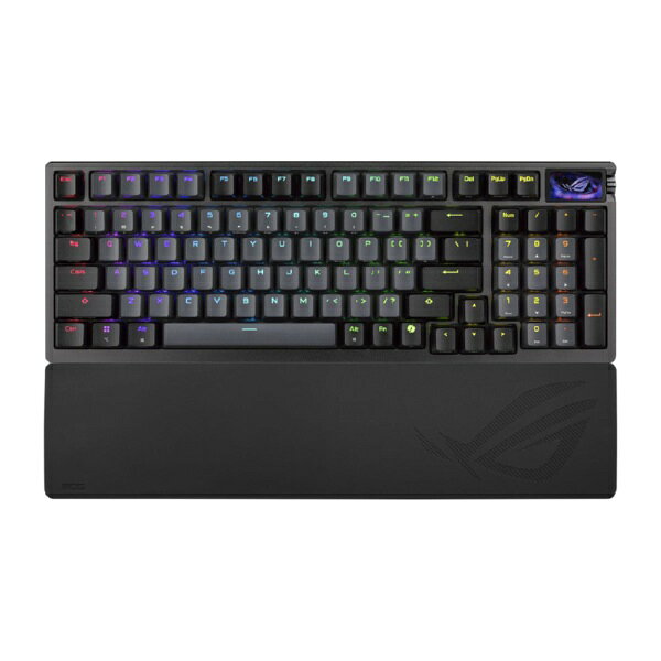 【2026年07月17日発売】 ASUS｜エイスース ゲーミングキーボード ROG Azoth 96 HE Lite (96%レイアウト ROG HFX V2磁気式スイッチ トライモード接続 OLEDタッチスクリーン 黒) ROG/AZOTH/96/HFX2/BK