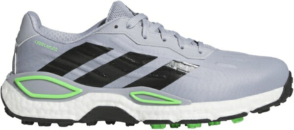 アディダス｜adidas ゴルフシューズ コードカオス 27 ヘイローシルバー×ブラック×スクリーミンググリーン ONN43 [メンズ /27.5cm /幅:Medium(EE相当)]【返品交換不可】