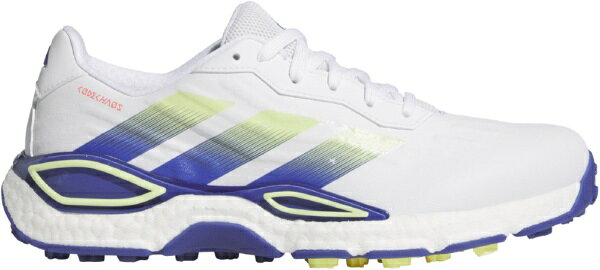 アディダス｜adidas ゴルフシューズ コードカオス 27 ホワイト×デュアルインディゴ×フローズンレモン ONN43 [メンズ /27.0cm /幅:Medium(EE相当)]【返品交換不可】