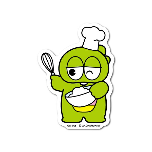 ゼネラルステッカー｜GENERAL STICKER ガチャピン・ムック ダイカットミニステッカー クッキング